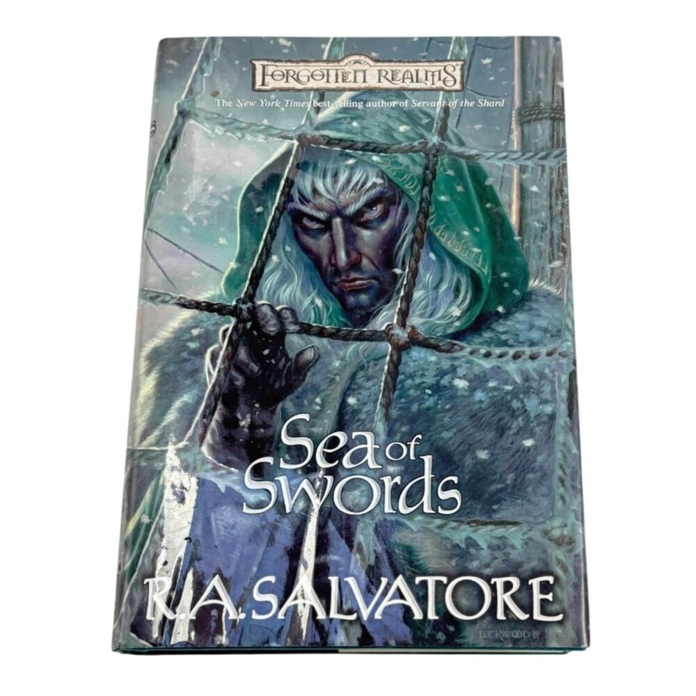 Sea of Swords Book HC DJ R.A. Salvatore Forgotten Realms‎ 2001 First Edition
